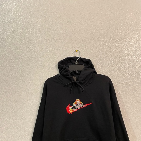 Rengoku black hoodie Demon slayer - Picture 7 of 7